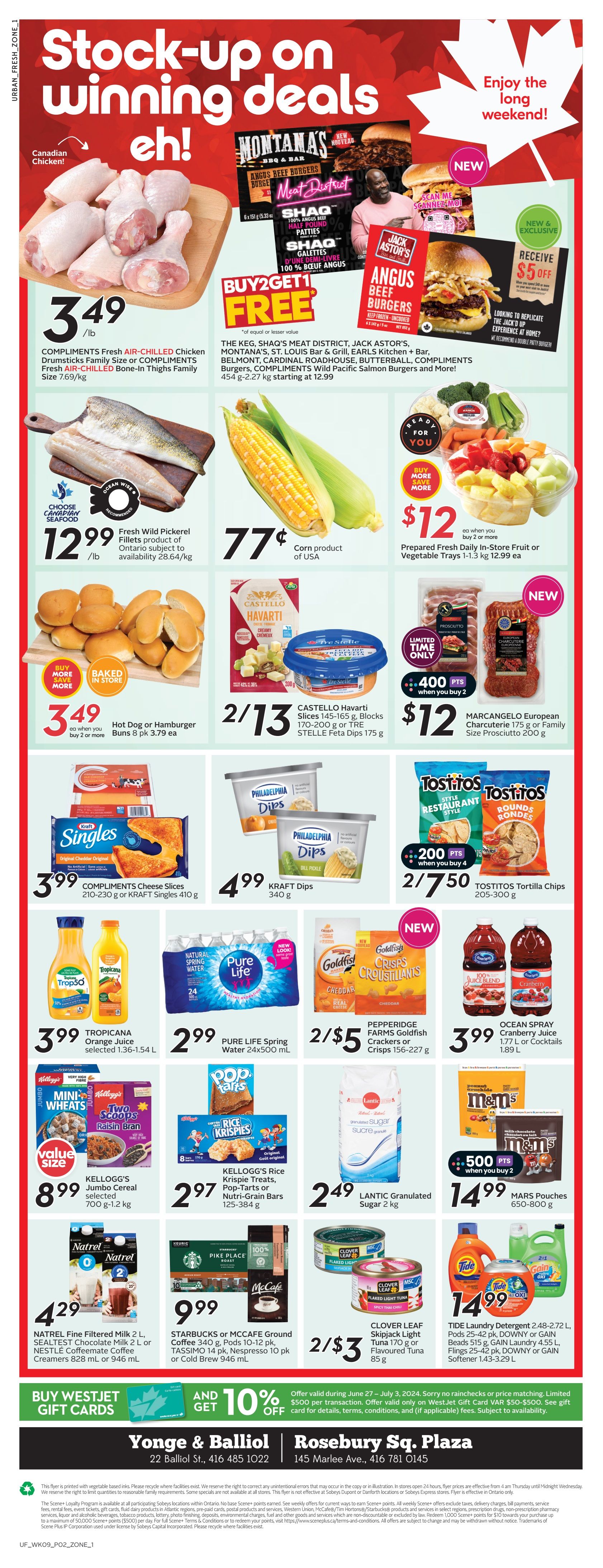 Sobeys Urban Fresh Flyer June 27 to July 3