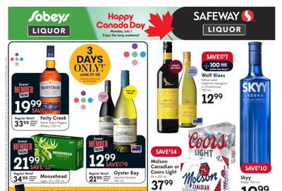 Sobeys/Safeway (AB) Liquor Flyer June 27 to July 3