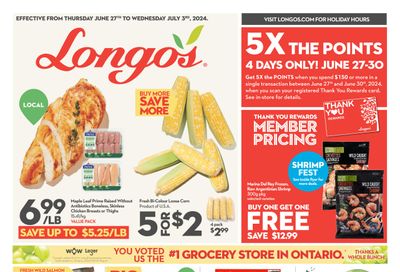 Longo's Flyer June 27 to July 3