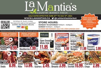 LaMantia's Flyer June 27 to July 3