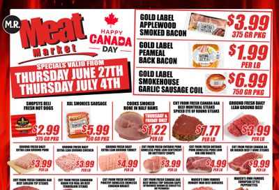 M.R. Meat Market Flyer June 27 to July 4