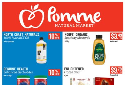 Pomme Natural Market Monthly Specials Flyer June 27 to July 31