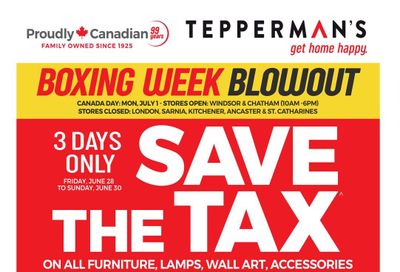 Tepperman's Flyer June 28 to July 4