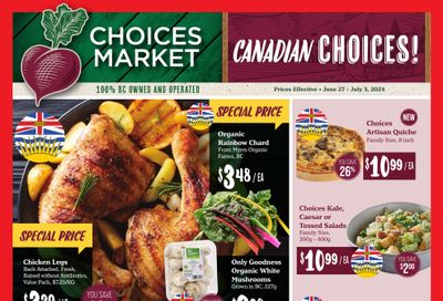 Choices Market Flyer June 27 to July 3