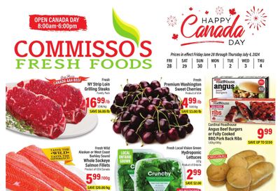 Commisso's Fresh Foods Flyer June 28 to July 4