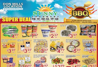 Sunny Foodmart (Don Mills) Flyer June 28 to July 4