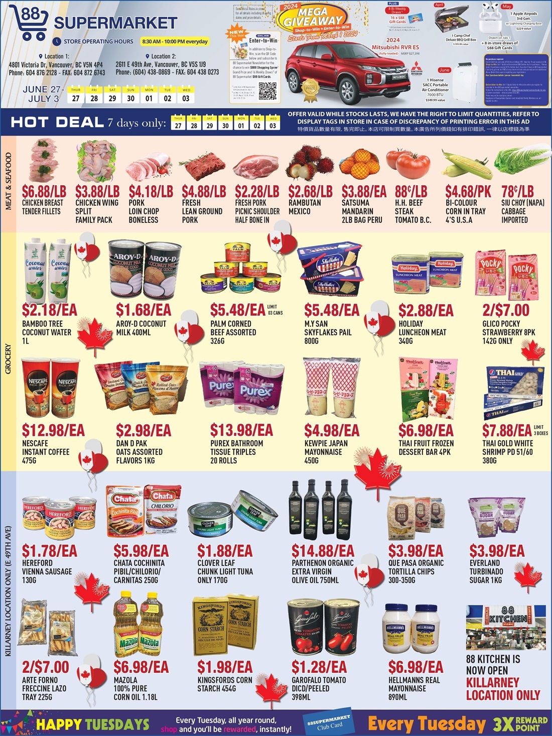 88 Supermarket Flyer June 27 to July 3