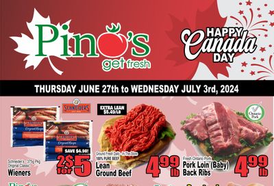 Pino's Flyer June 27 to July 3