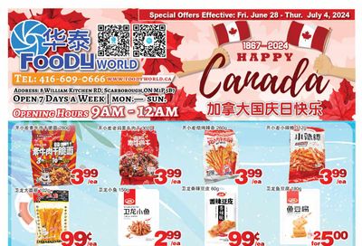 Foody World Flyer June 28 to July 4