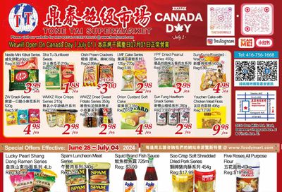 Tone Tai Supermarket Flyer June 28 to July 4