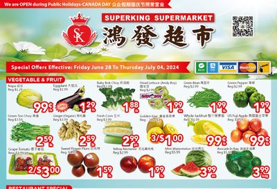 Superking Supermarket (North York) Flyer June 28 to July 4