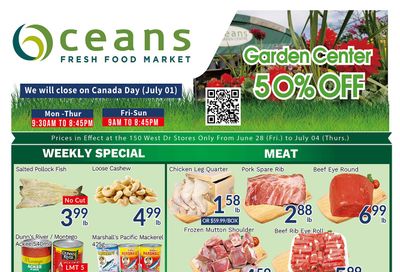 Oceans Fresh Food Market (West Dr., Brampton) Flyer June 28 to July 4