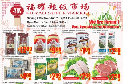 Fu Yao Supermarket Flyer June 28 to July 4