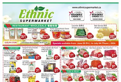 Ethnic Supermarket (Guelph) Flyer June 28 to July 4
