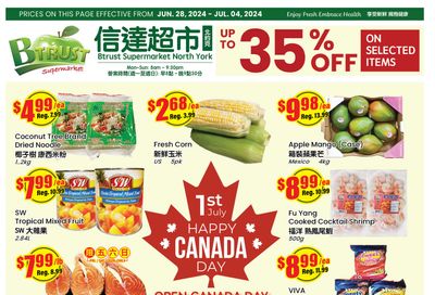 Btrust Supermarket (North York) Flyer June 28 to July 4