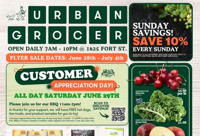 Urban Grocer Flyer June 28 to July 4