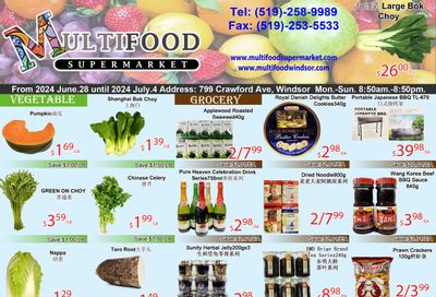 MultiFood Supermarket Flyer June 28 to July 4