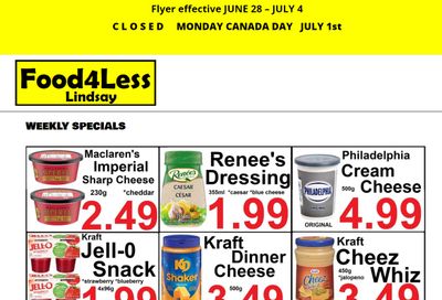 Food 4 Less (Lindsay) Flyer June 28 to July 4