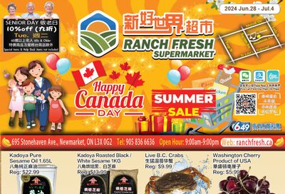 Ranch Fresh Supermarket Flyer June 28 to July 4