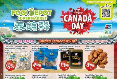 Food Depot Supermarket Flyer June 28 to July 4