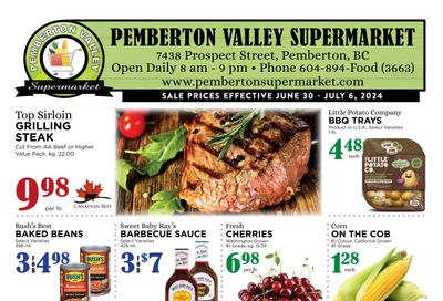 Pemberton Valley Supermarket Flyer June 28 to July 4