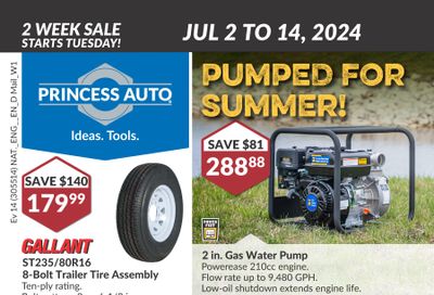 Princess Auto Flyer July 2 to 14