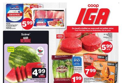 Coop IGA Flyer July 4 to 10