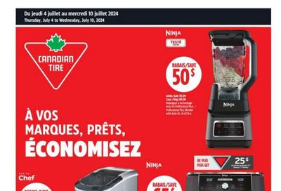 Canadian Tire (QC) Flyer July 4 to 10