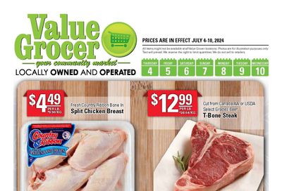 Value Grocer Flyer July 4 to 10