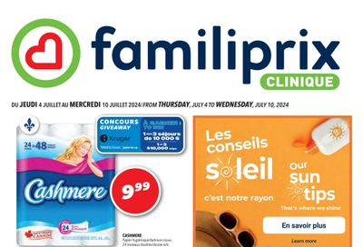 Familiprix Clinique Flyer July 4 to 10