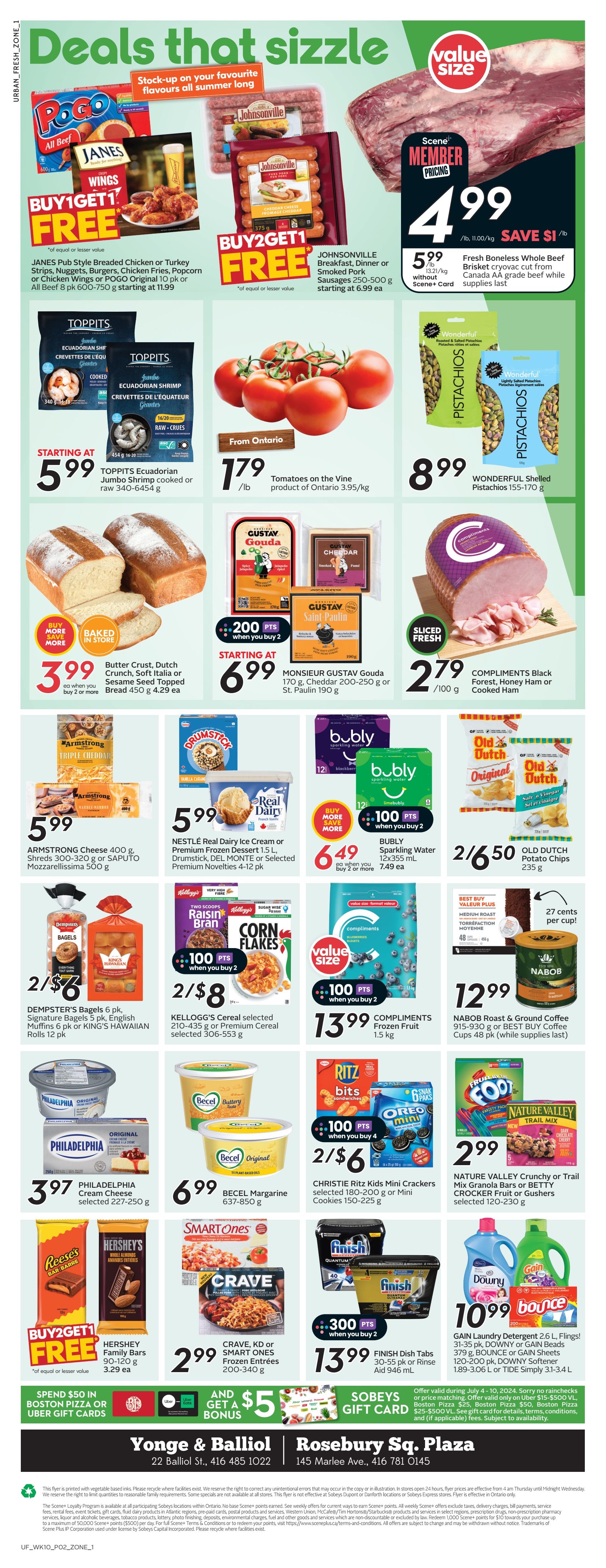 Sobeys Urban Fresh Flyer July 4 to 10