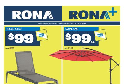 Rona & Rona+ (ON) Flyer July 4 to 10