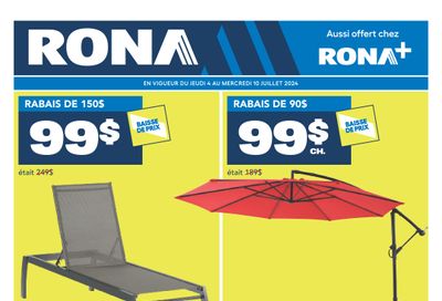 Rona & Rona+ (QC) Flyer July 4 to 10