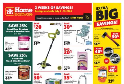 Home Hardware (ON) Flyer July 4 to 17