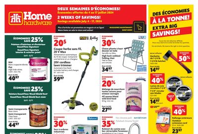 Home Hardware (QC) Flyer July 4 to 17