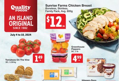 Quality Foods Flyer July 4 to 10