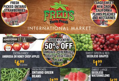 Fred's Farm Fresh Flyer July 3 to 9