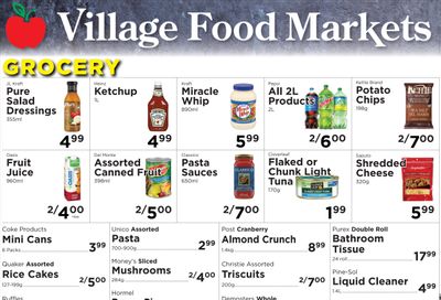 Village Food Markets Flyer July 3 to 9