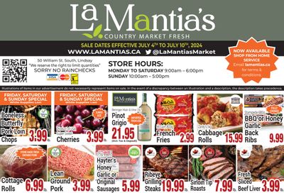 LaMantia's Flyer July 4 to 10