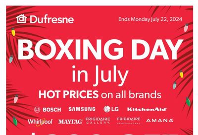 Dufresne Flyer July 3 to 22