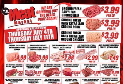 M.R. Meat Market Flyer July 4 to 11