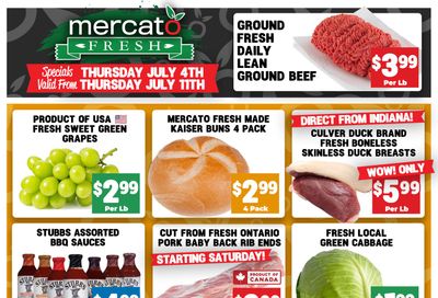 Mercato Fresh Flyer July 4 to 11