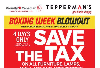 Tepperman's Flyer July 5 to 11