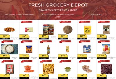 Fresh Grocery Depot Flyer July 4 to 10