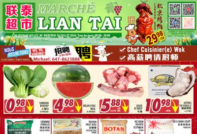 Marche Lian Tai Flyer July 4 to 10