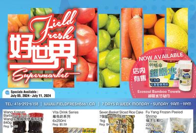 Field Fresh Supermarket Flyer July 5 to 11