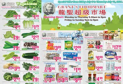 Grant's Food Mart Flyer July 5 to 11