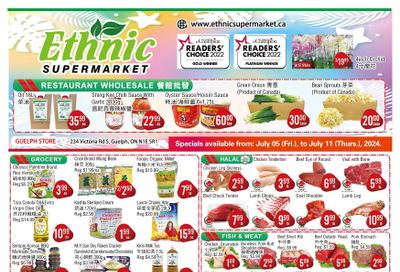 Ethnic Supermarket (Guelph) Flyer July 5 to 11