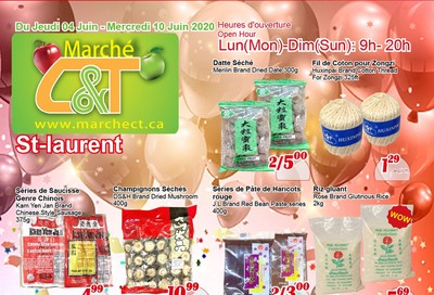 Marche C&T (St. Laurent) Flyer June 4 to 10