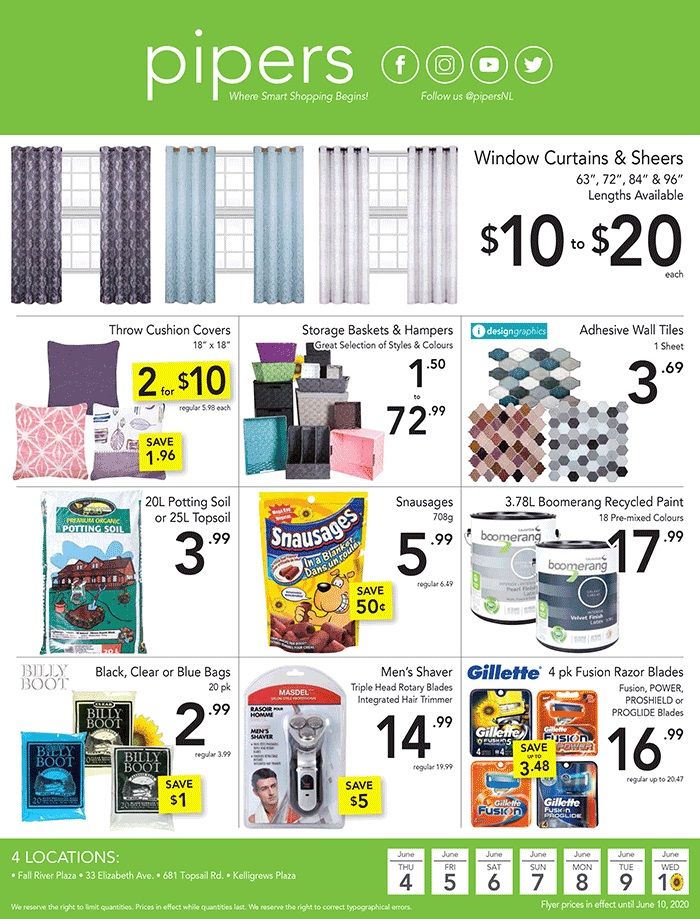 Pipers Superstore Flyer June 4 to 10